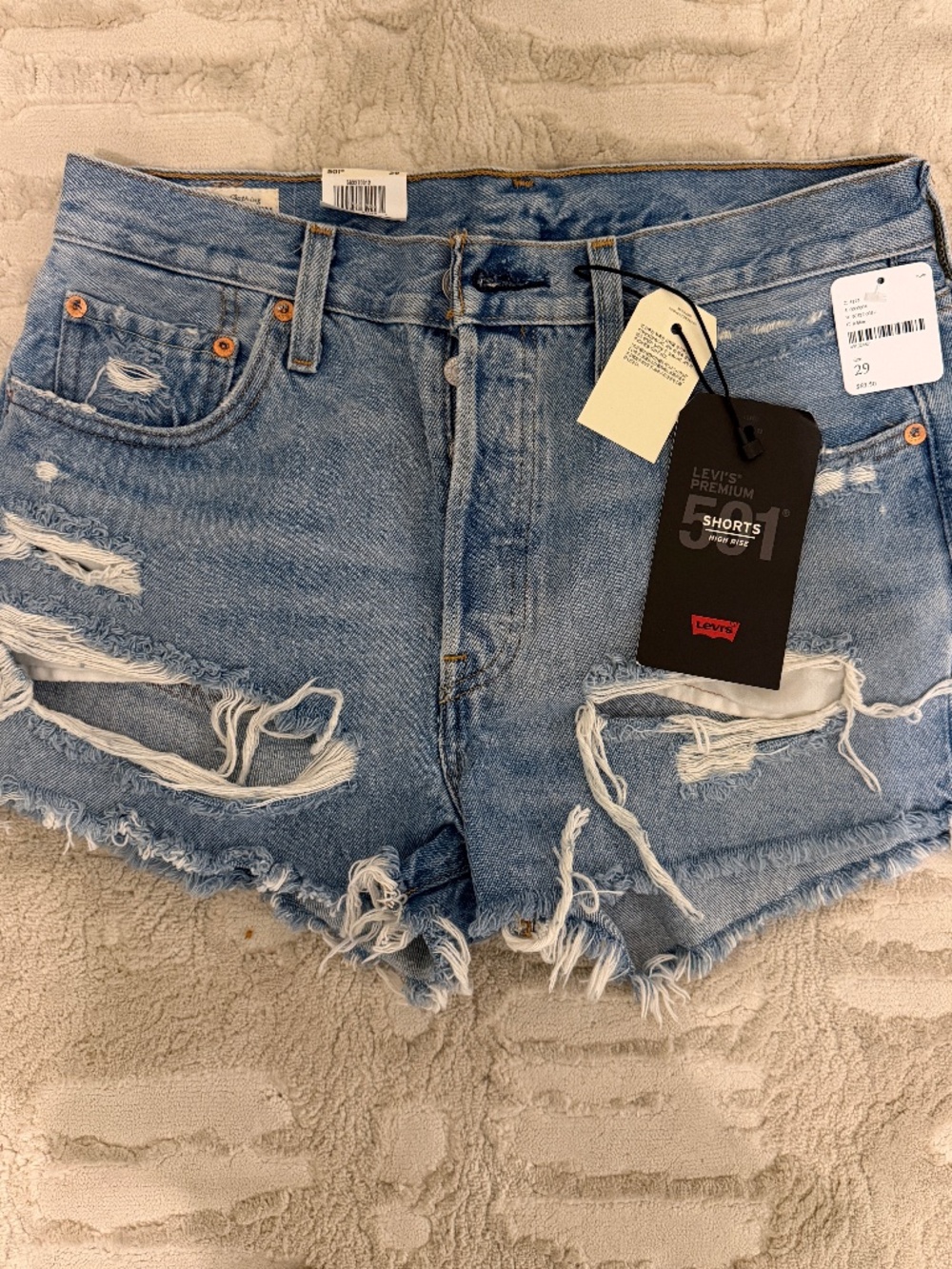 NWT Levi's 501 Jean Shorts High Waisted